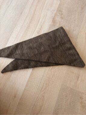 Misha and Puff small triangle scarf in nutshell